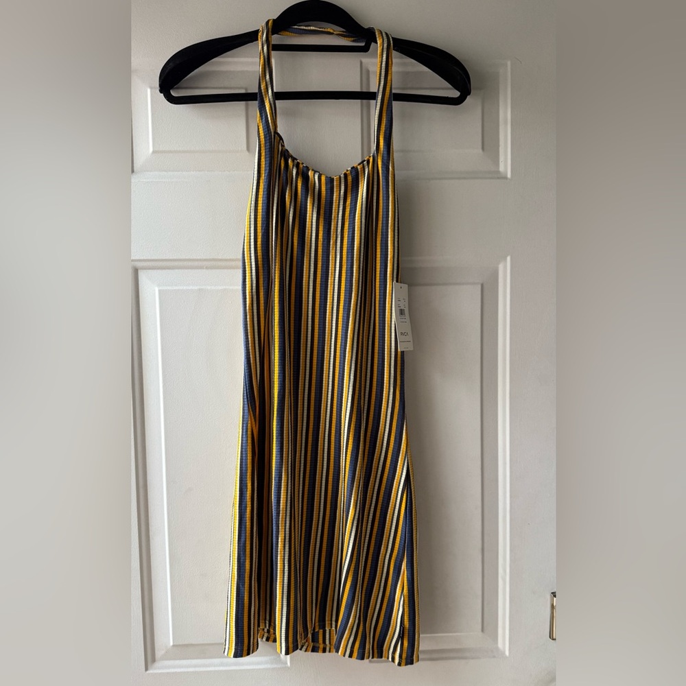 RVCA Multicolor Striped Dress with SEXY BACK